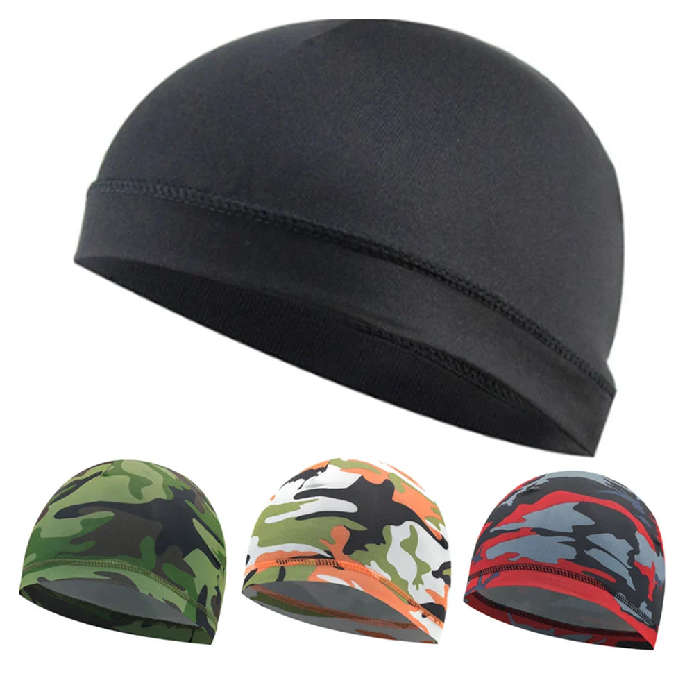 Cycling Cap Quick Dry Anti-UV Sports Hat Cooling Skull Cap Helmet Liner Sweat Cap for Outdoor Bike MTB Running Hat for Men Women